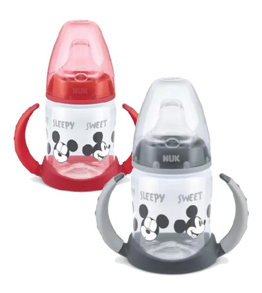 MINIMAQ  NUK VASO APRENDIZAJE 150ML C/TEMP MICKEY MOUSE GRIS/ROJO (NU  43994-GR/RJ)