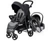 Cochecito Carestino City Travel + Accesorios Gris Melange (CO022-GM)