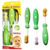 NUBY 754 SET DE CEPILLOS DE DIENTES VERDE (682100)